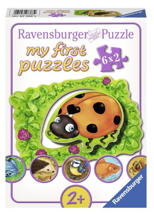 Sestavljanke Moje prve puzzle Kje živijo živali 6x2d