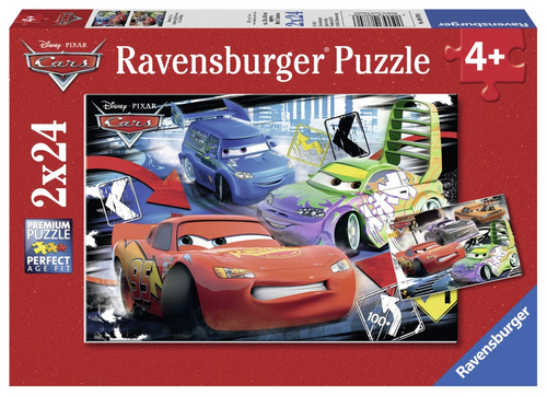 Sestavljanka Cars dirka 2x24d