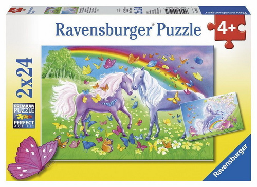 Sestavljanka Pravljični konji 2x24d