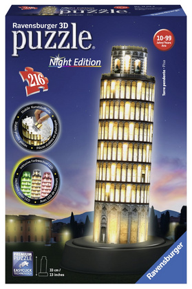 Sestavljanka 3D Pisa ponoči 216d
