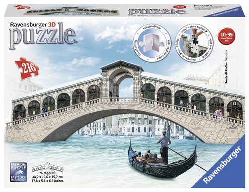 Sestavljanka 3D Rialto most 216d