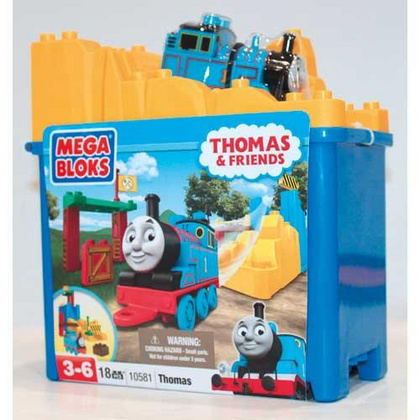 MEGABLOKS Lokomotivček Tomažek v škatli