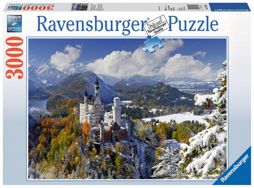 Sestavljanka Neuschwanstein pozimi 3000d