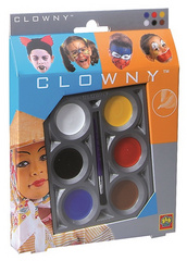 Ses Vodne barve Clowny (6 barv) EOL