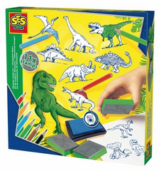Ses Set štampiljk dinozavri