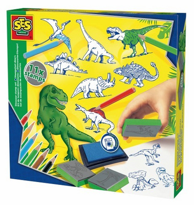 Ses Set štampiljk dinozavri
