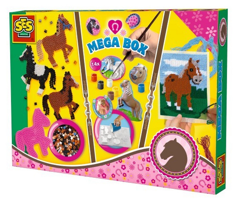 Ses Konji - Mega set (perle, mavec, vezenje) EOL