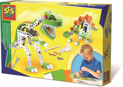 Ses Konstrukcijski metalni set - dinozaver