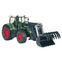 BRUDER Traktor Fendt Vario z nakladalko