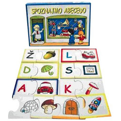 KOCKA Družabna igra Spoznajmo abecedo
