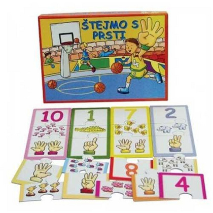 KOCKA Družabna igra Štejmo s prsti