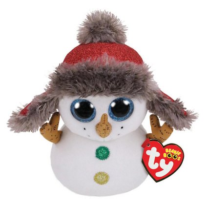TY Beanie BOOS BUTTONS, snežak (15 cm) TY 36219